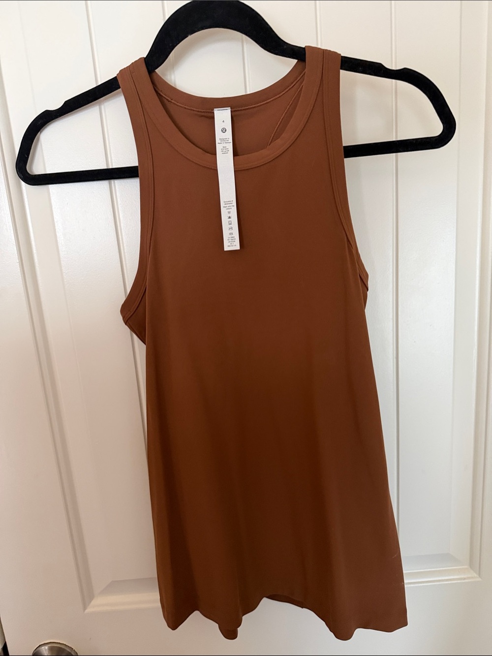 lululemon athletica Brown Athletic High-Neck Tank